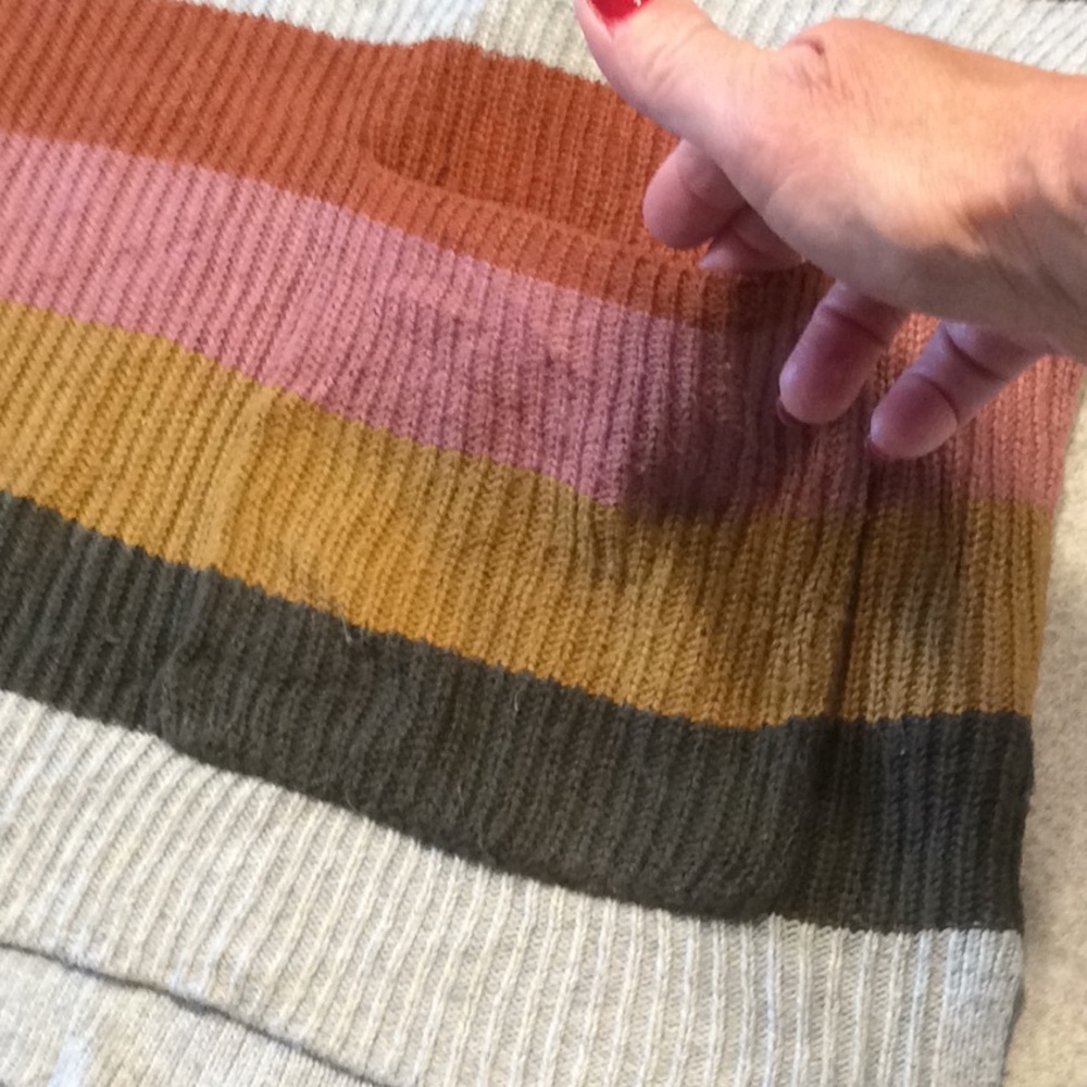 Madewell Patch Pocket Pullover Walton Stripe Swea… - image 5